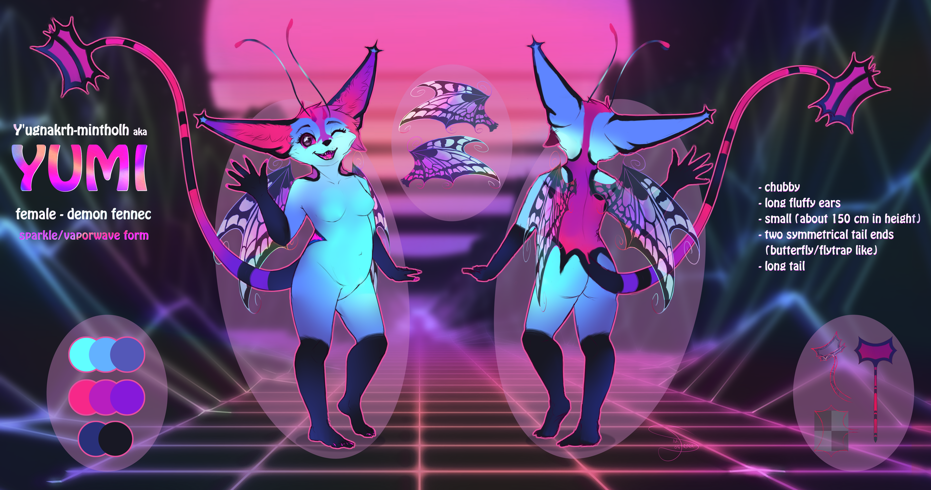 Referenz: Yumi - Anthro - Sparkle - Schmetterling